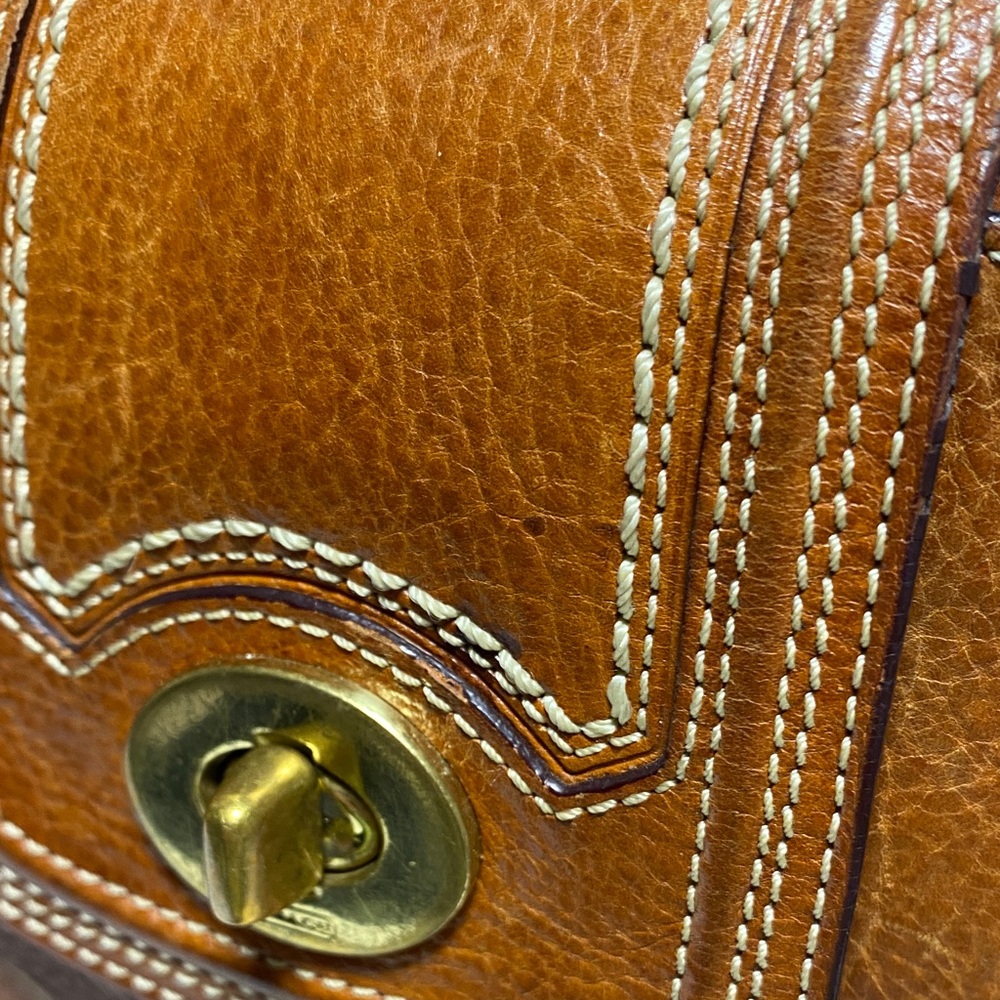 Coach Brown Leather Satchel - Picture 14 of 16